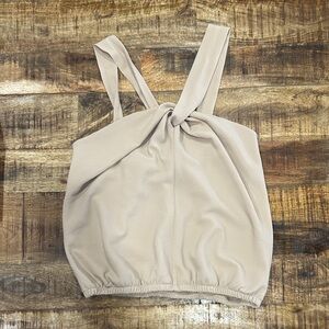 Elegant Beige Women's Top